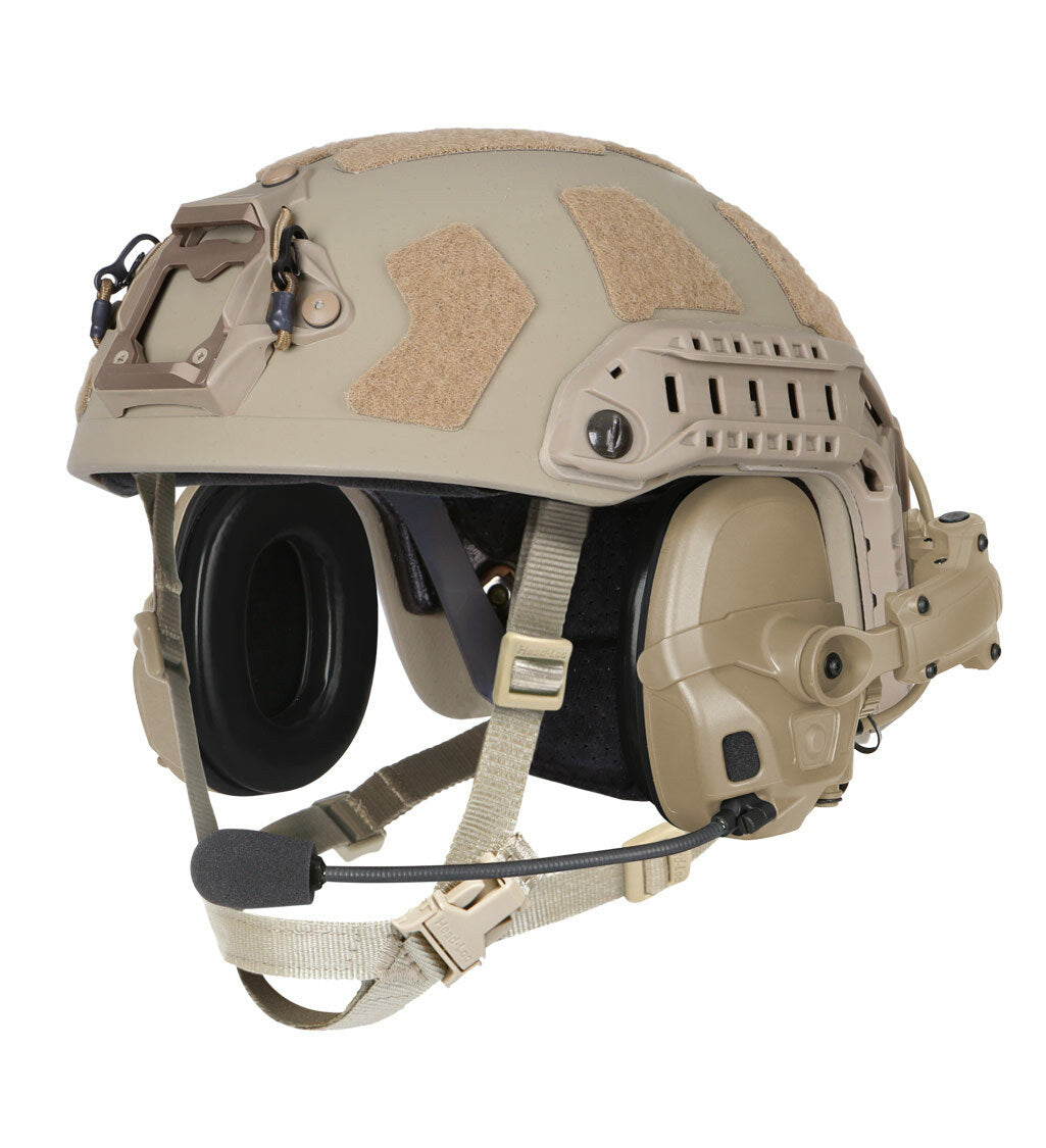 実物Ops Core AMP NFMI対応モデル ヘルメットマウント付き Ops-Core AMP Communication Headset (NFMI/Connectorized) – DARQ