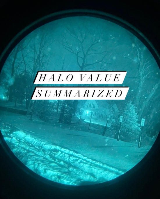 Night Vision Halo Value Summarized