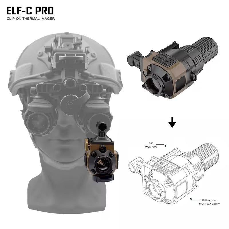ELF-C PRO Clip-On Thermal Imager