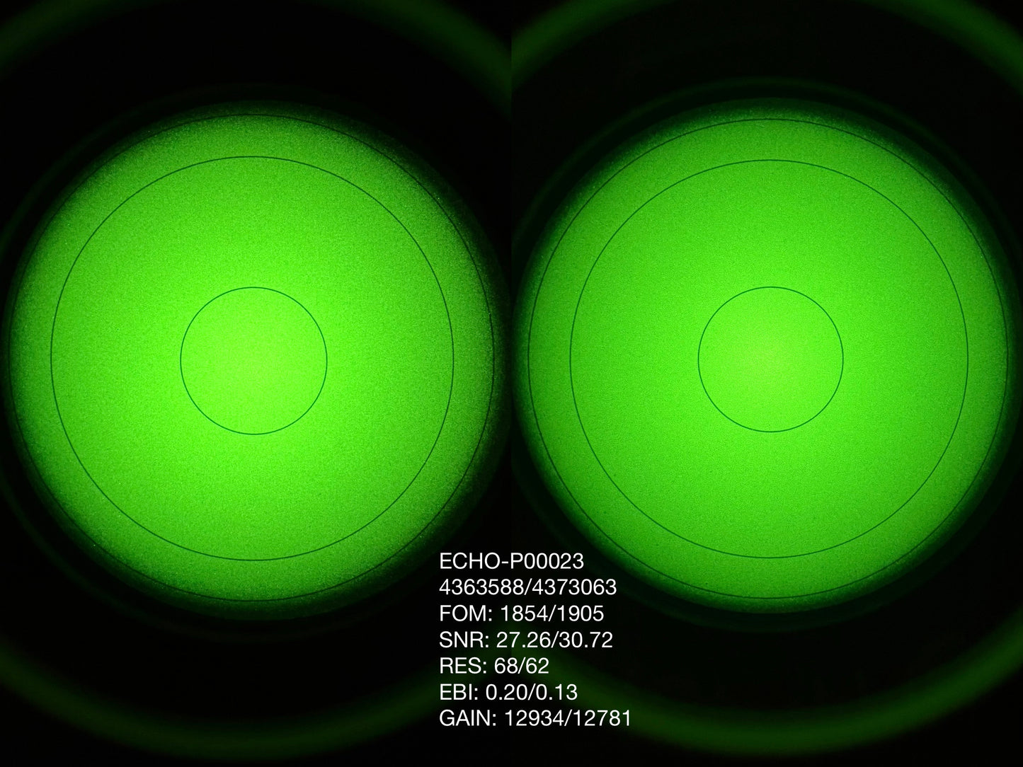 Ready to ship Nighthawk-FB Photonis ECHO Green Phosphor