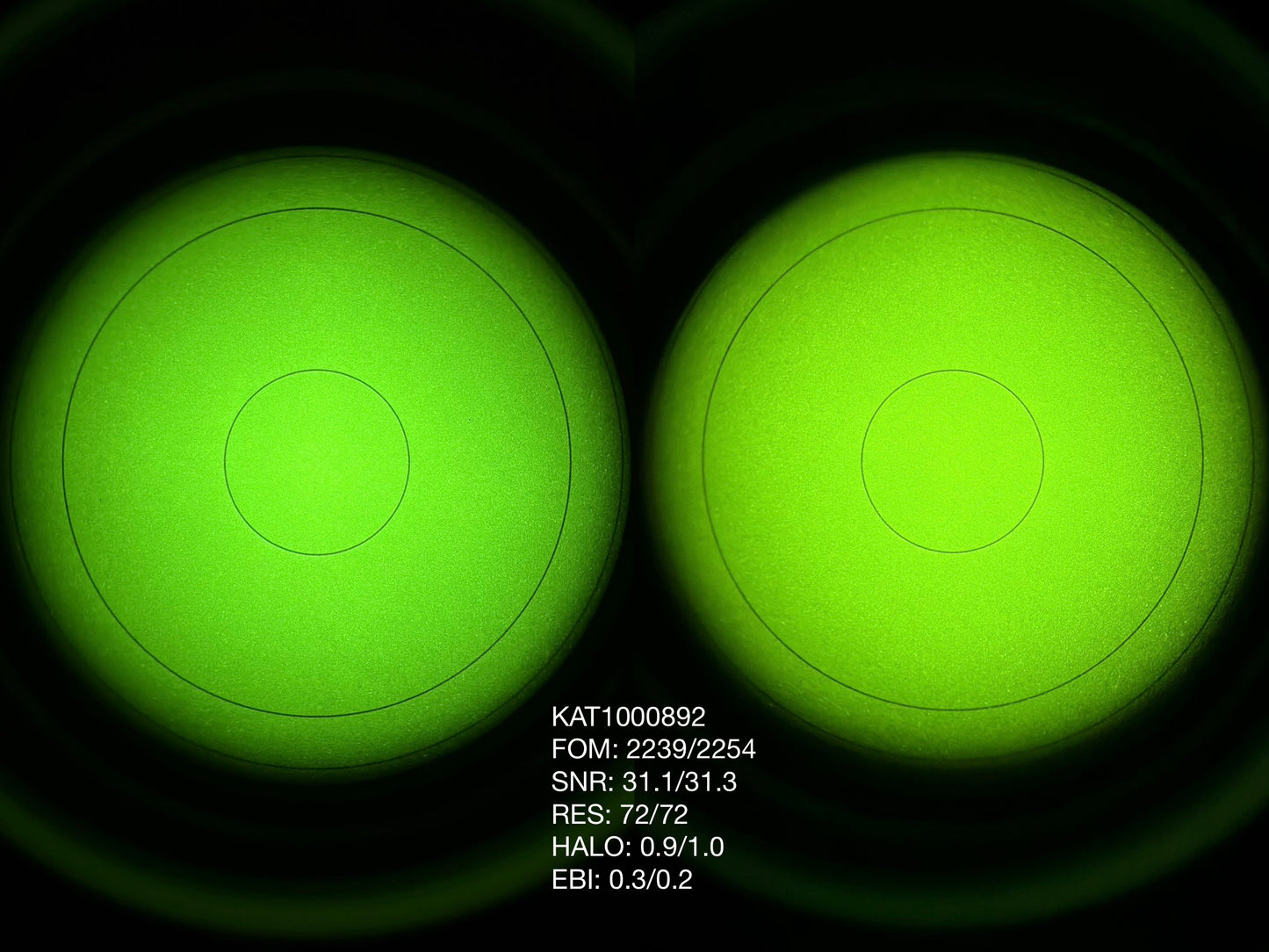 Ready to ship Katana Molded L3Harris Unfilmed Green Phosphor